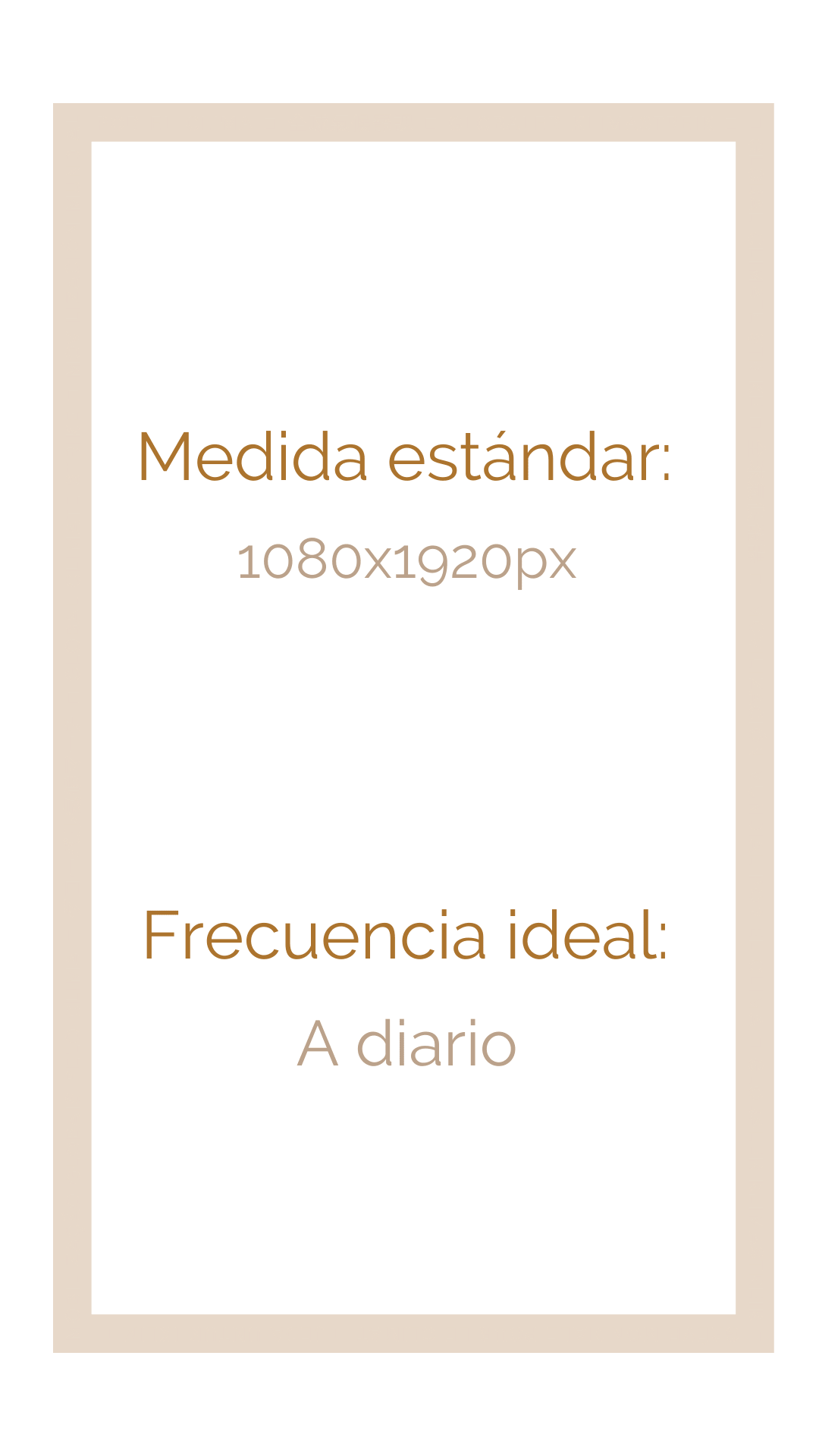 medidas stories